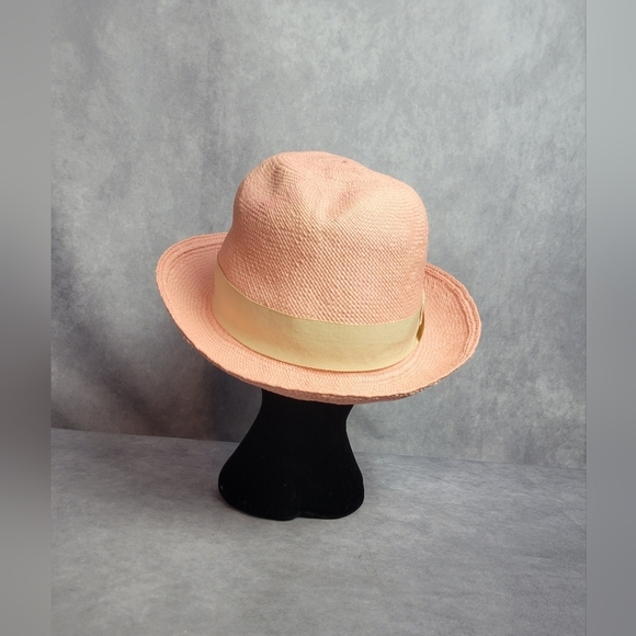 Quadalupe Free people hat fedora Wana Panama Pink Women\'s Size M‎ main image 7